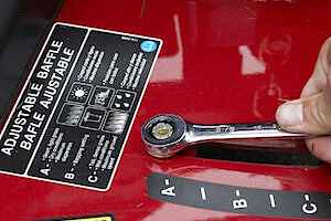 Patented Adjustable Baffle